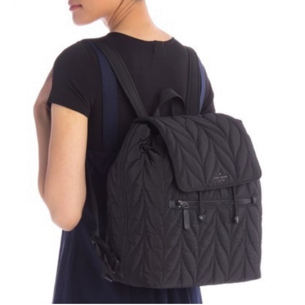 Kate Spade Ellie Backpack- Black